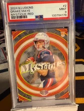 2024 Illusions Drake MAYE RC Mystique-RED 173/199  PSA 9 POP 1