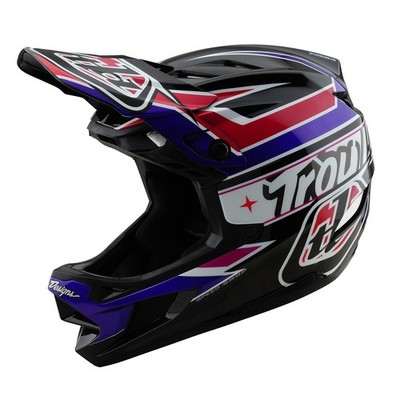 Troy Lee Designs D4 Polyacrylite MIPS Helm, Linear, black, L | 58-59cm