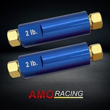 2pcs Blue 2 Lb Residual Pressure Valve Fits Disc Brakes Prevents Pressure Loss 2pcs Blue 2 Lb Residual Pressure Valve Fits Disc Brakes Prevents Pressure Loss