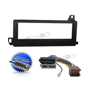 Auto 1-DIN Einbau Blende/Rahmen+Adapter für CHRYSLER Voyager 3 / Vision / Neon