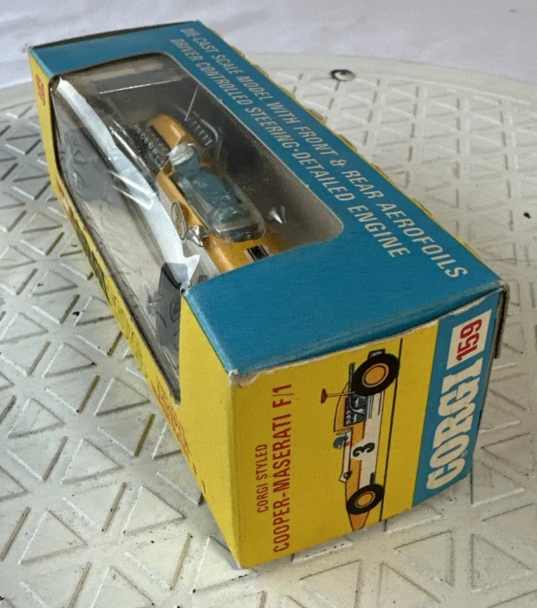 Corgi #159 Cooper Maserati F1, Mint in Excellent Original Box (48O) - Image 2 of 4