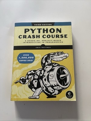 Python Crash Course, 3rd Edition  by Eric Matthes 2023