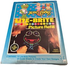 Vintage 1985 Jim Henson's Muppet Babies Lite-Brite Sheet Picture Refill Set New