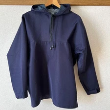 A.P.C. Woman Navy Pullover Mountain Parka Limited Edition Style Refined Minimali