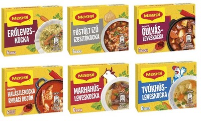 Maggi  ungarische Sossen / Suppenwürfeln - versch. Grösse - Gulasch/Fischsuppe