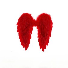 Angel Feather Wings Costume Props Adult Kids Christmas Stage Party Decoration