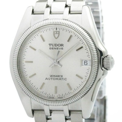 TUDOR Monarch Stainless Steel Automatic Unisex Watch 38730 Polished BF589899