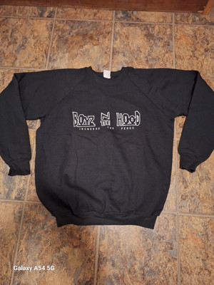 Vintage 90s BOYZ N THE HOOD Sweatshirt Hip Hop 1991 Columbia Pictures Industries