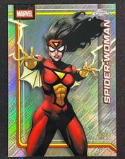 Spider-Woman 2026 Topps Chrome Marvel Comics Marvel LogoFractor Base /61 #167