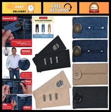 Adjustable Pants Waist Extender - 6-Piece Button Extender Set for Men  Women, B