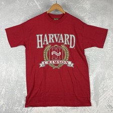 Vintage Harvard Crimson Single Stitch T-Shirt USA Made College Ivy League