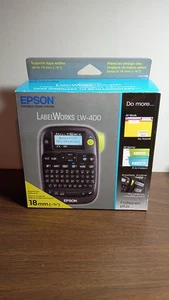 Epson Travaux d'étiquetage LW-400 18mm Marque de fabricant d'étiquettes Nouveau dans la boîte !