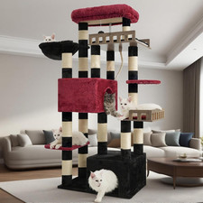 Gitelsnour Maine Coon Cat Tree, Heavy Duty Cat Tree for Indoor Cats Large Adult,