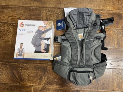 Ergobaby Omni Breeze Babytrage - SoftFlex Mesh: Graphite Grey
