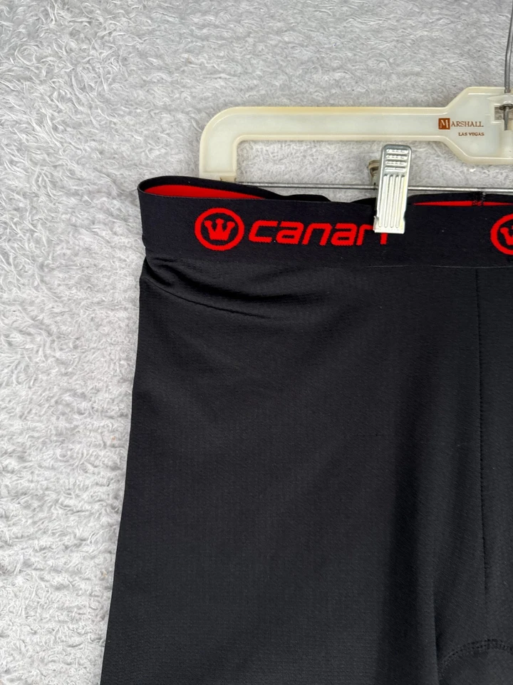 Canari ciclismo adulto extra grande forro preto poliéster elastano mistura acolchoado - Imagem 4 de 4
