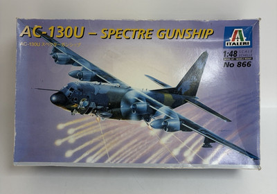 Italeri 1:48 AC-130U-Spectre Gunship 866 Model Kit Sealed Parts