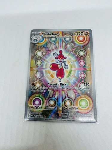 Pokemon TCG Medicham 241/217 Me: Ascended Heroes Illustration Rare Holo Card