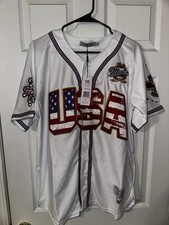 HEADGEAR CLASSICS USA BASEBALL JERSEY TRUMP 45 BRAND NEW WITH TAGS SIZE MENS MED