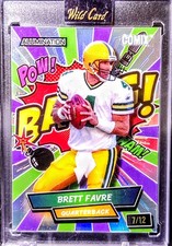 2024 Wild Card Just the Hits - Comix Rainbow Purple - Brett Favre 7/12
