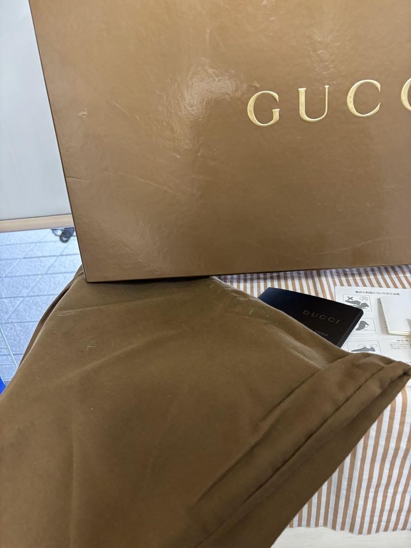 GUCCI Boots Heel Long Leather Black EU35/US5 107375c thumbnail 13