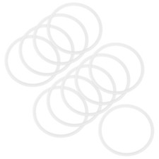 10-Pack Silicone O-Rings Gasket, 6" Seal Gaskets Flange Clamp O-Ring