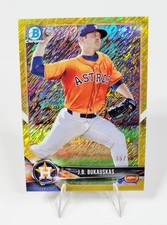 2018 Topps Bowman Chrome Prospects -  JB Bukauskas - Gold Shimmer Refractor /50