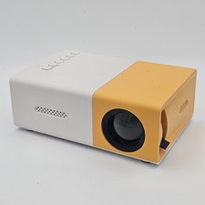 RoHS LED Projector High Resolution Open Box Tested Yellow And White Works