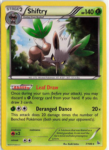 Shiftry 7/106 Holo Rare XY Flashfire