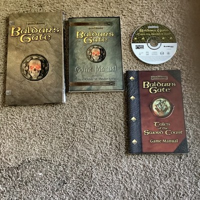 Baldur's Gate: Forgotten Realms (Interplay, 1998) PC Game 5 CDs & Added Game