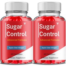 (2 Pack) Sugar Control Keto Gummies, SugarControl Keto ACV Support (120 Gummies)