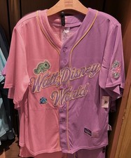 Disney Parks WDW Princess Rapunzel Pascal Baseball Jersey Adult Size SMALL NEW