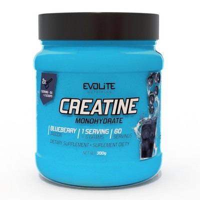EVOLITE  CREATINE Monohydrate 300g 60 Portionen Kreatin + extra BONUS