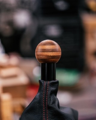 PORSCHE 991/992/718 Wood shift knob Mahogany manual Vintage