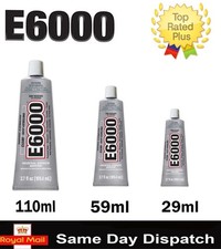 E6000 Glue 9ml 29ml 14ml 59ml 110ml Adhesives Multipurpose Rhinestones Crafts Fr