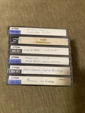 Six (6) TDK MA 90/110 TYPE IV Metal Cassette Tapes - Used