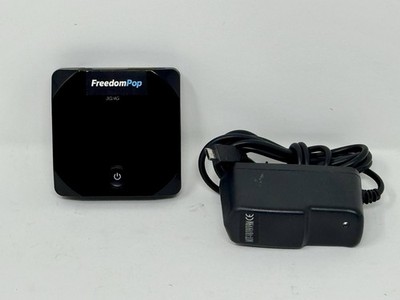 Sierra Wireless Freedompop Black 3G/4G Hotspot Mobile Internet Device w/ Charger