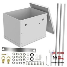 Aluminum Battery Box Kit - Lightweight Battery Relocation Box With Mounting