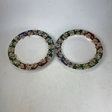 2 International Tableworks Old Salem Salad Plates, Bob Timberlake, Nature Study