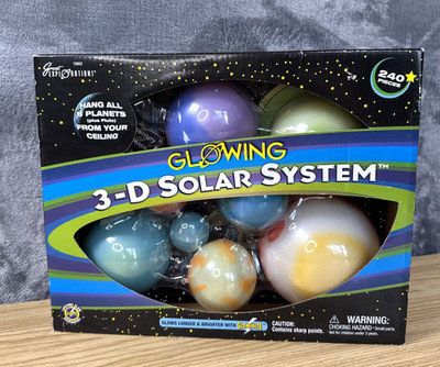 Great Explorations Glowing 3-D Solar System Kit 240 Pc NEW Sealed