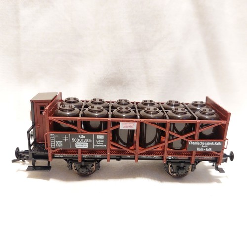 mes-94646	Fleischmann H0 Säuretopfwagen KPEV 500043 sehr guter Zustand, | Zustand: Gebraucht