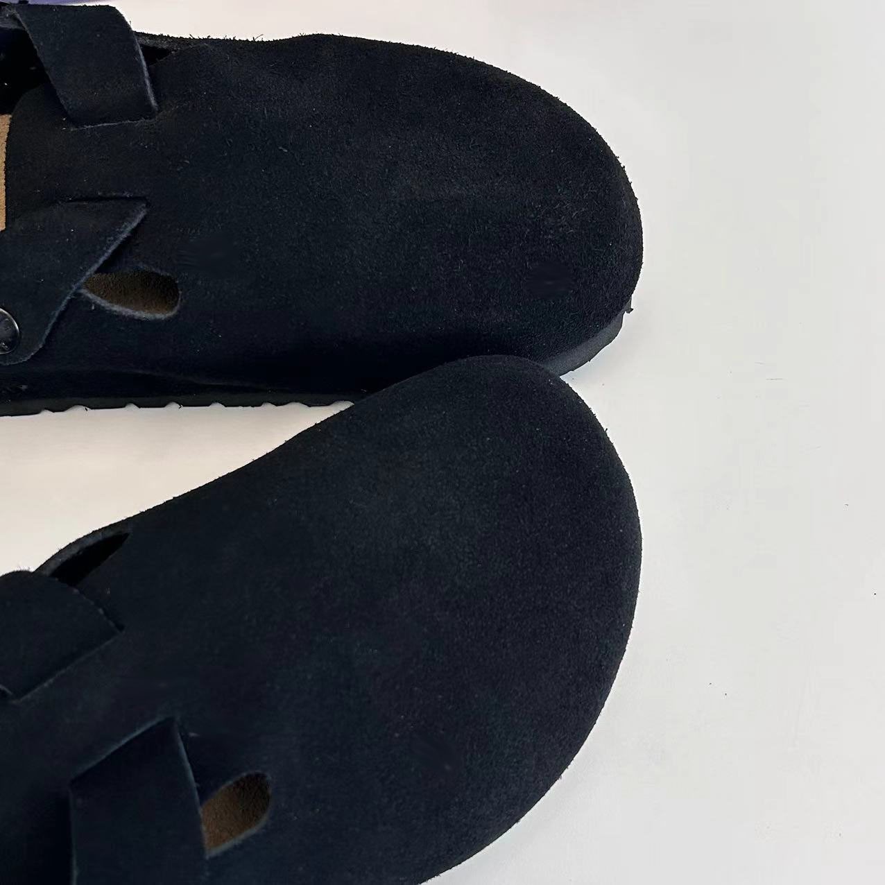 New Birkenstock Boston Suede Leather Soft Footbed Unisex Shoes Clogs -All Colors 4