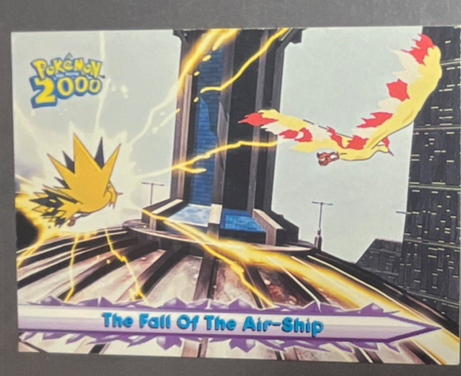 Topps Pokémon Movie Animation Edition The Fall Of The Air-Ship #40 Trading Card