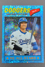 2026 Topps Heritage Shohei Ohtani Blue Speckle Refractor #290