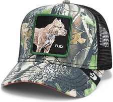 Goorin Bros The Farm Pitbull Trucker Hat Camo Deceptive Flex Snapback Mesh Cap
