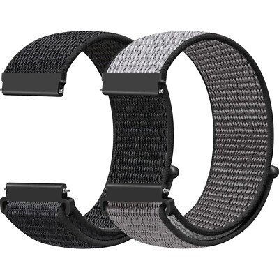 Runostrich Nylon Armband 20mm - Atmungsaktives Sport Loop für Damen und Herren
