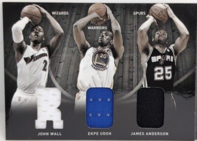 John WALL Ekpe UDOH Jordan CRAWFORD ALDRICH + 2011-12 Preferred 6 Jersey BOOKLET