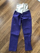 A Pea In The Pod Sold Design Lab Maternity Purple Jeans Sz. M