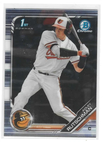 2019 Bowman Draft Adley Rutschman 1st Bowman Chrome Card!