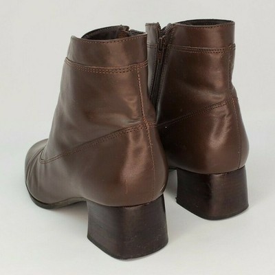 Vintage 80 S Marron En Cuir Synthétique Cravate Craché Victorian Boots  Steampunk 9.5 M Goth Cosplay | Ebay