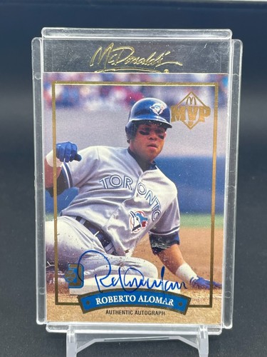 1992 Leaf Donruss McDonalds - Roberto Alomar - Autograph - #324/1000! RARE!